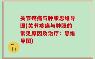 关节疼痛与肿胀思维导图(关节疼痛与肿胀的常见原因及治疗：思维导图)
