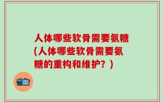 人体哪些软骨需要氨糖(人体哪些软骨需要氨糖的重构和维护？)