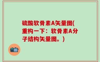 硫酸软骨素A矢量图(重构一下：软骨素A分子结构矢量图。)