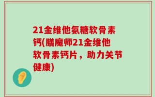 21金维他氨糖软骨素钙(膳魔师21金维他软骨素钙片，助力关节健康)