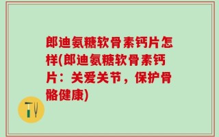 郎迪氨糖软骨素钙片怎样(郎迪氨糖软骨素钙片：关爱关节，保护骨骼健康)