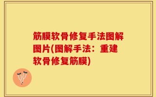 筋膜软骨修复手法图解图片(图解手法：重建软骨修复筋膜)