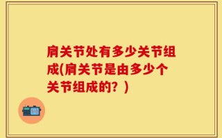 肩关节处有多少关节组成(肩关节是由多少个关节组成的？)