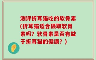 测评折耳猫吃的软骨素(折耳猫适合摄取软骨素吗？软骨素是否有益于折耳猫的健康？)