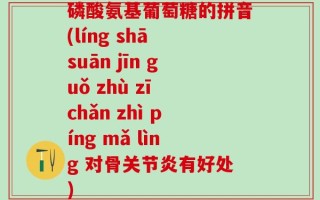 磷酸氨基葡萄糖的拼音(líng shā suān jīn guǒ zhù zī chǎn zhì píng mǎ lìng 对骨关节炎有好处)