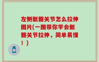 左侧骶髂关节怎么拉伸图片(一图带你学会骶髂关节拉伸，简单易懂！)
