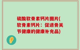硫酸软骨素钙片图片(软骨素钙片：促进骨关节健康的健康补充品)