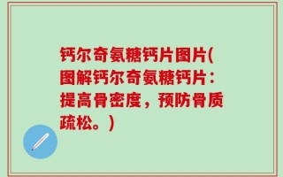 钙尔奇氨糖钙片图片(图解钙尔奇氨糖钙片：提高骨密度，预防骨质疏松。)