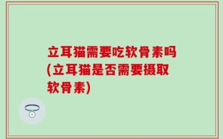 立耳猫需要吃软骨素吗(立耳猫是否需要摄取软骨素)