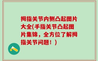 拇指关节内侧凸起图片大全(手指关节凸起图片集锦，全方位了解拇指关节问题！)