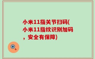 小米11指关节扫码(小米11指纹识别加码，安全有保障)