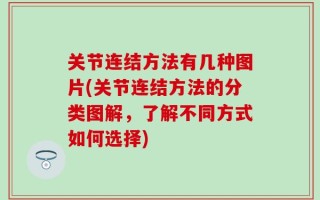 关节连结方法有几种图片(关节连结方法的分类图解，了解不同方式如何选择)