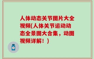 人体动态关节图片大全视频(人体关节运动动态全景图大合集，动图视频详解！)