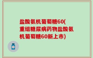 盐酸氨机葡萄糖60(重组糖尿病药物盐酸氨机葡萄糖60新上市)