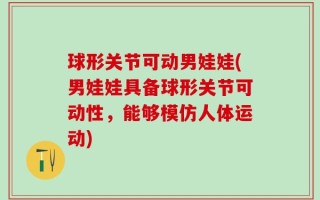 球形关节可动男娃娃(男娃娃具备球形关节可动性，能够模仿人体运动)