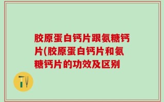 胶原蛋白钙片跟氨糖钙片(胶原蛋白钙片和氨糖钙片的功效及区别