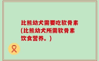 比熊幼犬需要吃软骨素(比熊幼犬所需软骨素饮食营养。)