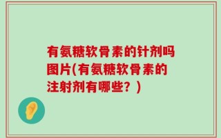 有氨糖软骨素的针剂吗图片(有氨糖软骨素的注射剂有哪些？)