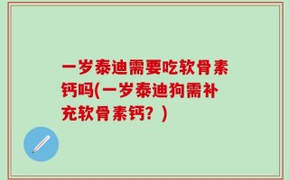 一岁泰迪需要吃软骨素钙吗(一岁泰迪狗需补充软骨素钙？)