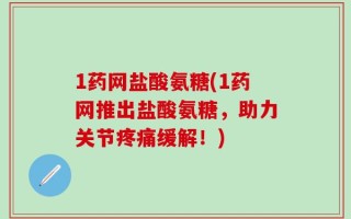1药网盐酸氨糖(1药网推出盐酸氨糖，助力关节疼痛缓解！)