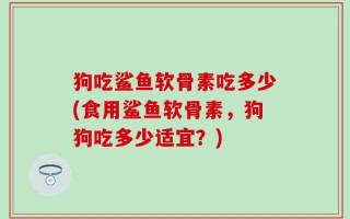 狗吃鲨鱼软骨素吃多少(食用鲨鱼软骨素，狗狗吃多少适宜？)