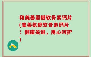 和美善氨糖软骨素钙片(美善氨糖软骨素钙片：健康关键，用心呵护)