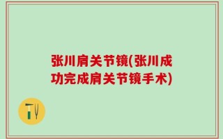 张川肩关节镜(张川成功完成肩关节镜手术)