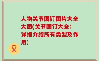 人物关节图钉图片大全大图(关节图钉大全：详细介绍所有类型及作用)