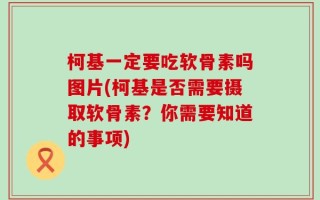 柯基一定要吃软骨素吗图片(柯基是否需要摄取软骨素？你需要知道的事项)