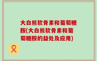 大白熊软骨素和葡萄糖胺(大白熊软骨素和葡萄糖胺的益处及应用)