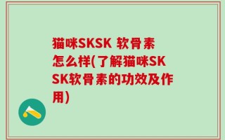 猫咪SKSK 软骨素怎么样(了解猫咪SKSK软骨素的功效及作用)