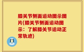 膝关节侧面运动图示图片(膝关节侧面运动图示：了解膝关节运动正常轨迹)