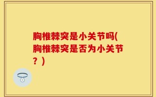 胸椎棘突是小关节吗(胸椎棘突是否为小关节？)