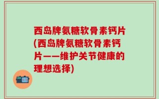 西岛牌氨糖软骨素钙片(西岛牌氨糖软骨素钙片——维护关节健康的理想选择)