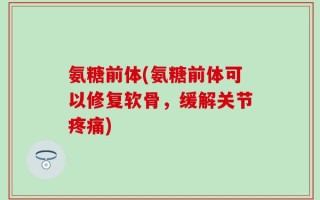 氨糖前体(氨糖前体可以修复软骨，缓解关节疼痛)