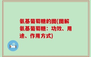 氨基葡萄糖的图(图解氨基葡萄糖：功效、用途、作用方式)