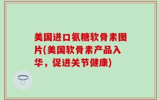 美国进口氨糖软骨素图片(美国软骨素产品入华，促进关节健康)