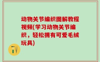 动物关节编织图解教程视频(学习动物关节编织，轻松拥有可爱毛绒玩具)