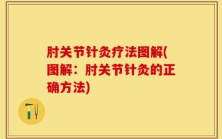 肘关节针灸疗法图解(图解：肘关节针灸的正确方法)