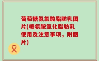 葡萄糖氨氯酸脂肪乳图片(糖氨胺氯化脂肪乳使用及注意事项，附图片)