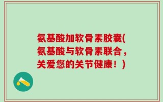 氨基酸加软骨素胶囊(氨基酸与软骨素联合，关爱您的关节健康！)