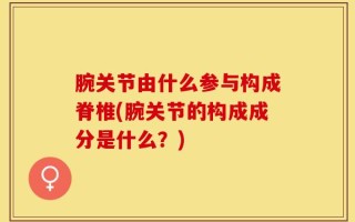 腕关节由什么参与构成脊椎(腕关节的构成成分是什么？)