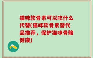 猫咪软骨素可以吃什么代替(猫咪软骨素替代品推荐，保护猫咪骨骼健康)