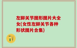 左脚关节图形图片大全女(女性左脚关节各种形状图片合集)