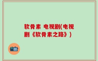 软骨素 电视剧(电视剧《软骨素之路》)