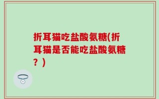 折耳猫吃盐酸氨糖(折耳猫是否能吃盐酸氨糖？)