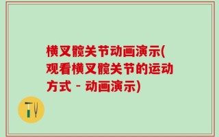 横叉髋关节动画演示(观看横叉髋关节的运动方式 - 动画演示)