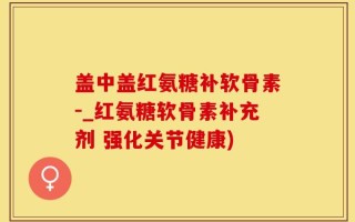 盖中盖红氨糖补软骨素-_红氨糖软骨素补充剂 强化关节健康)