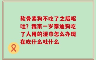软骨素狗不吃了之后呕吐？我家一岁泰迪狗吃了人用的湿巾怎么办现在吃什么吐什么