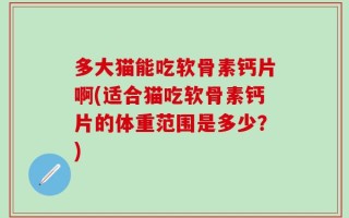 多大猫能吃软骨素钙片啊(适合猫吃软骨素钙片的体重范围是多少？)